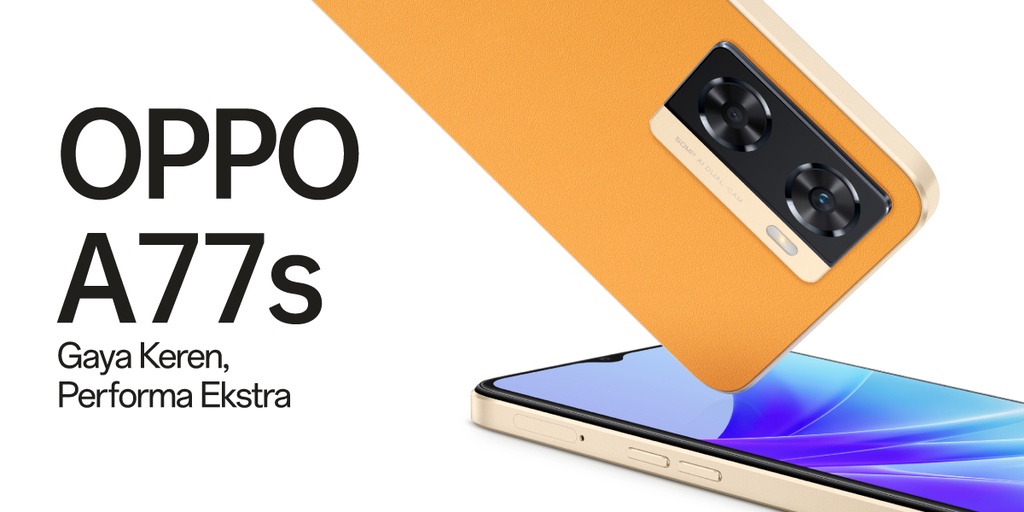 Oppo A77S, Smartphone dengan Spesifikasi Lengkap Terbaru 2024 di Bawah 3 Jutaan 
