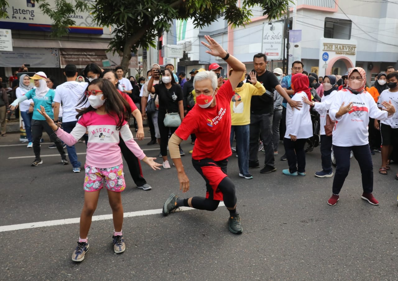 Awalnya Kheisya Grogi Menari Bareng Ganjar, Tapi Senang Dapat Laptop