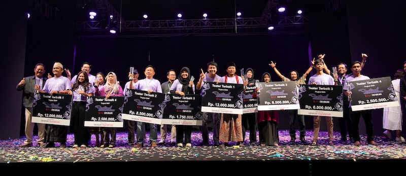 Kalahkan 41 Peserta FTP 2024, Teater Lembah Manah dan Teater Jangkar Bumi Kudus Tampil Juara