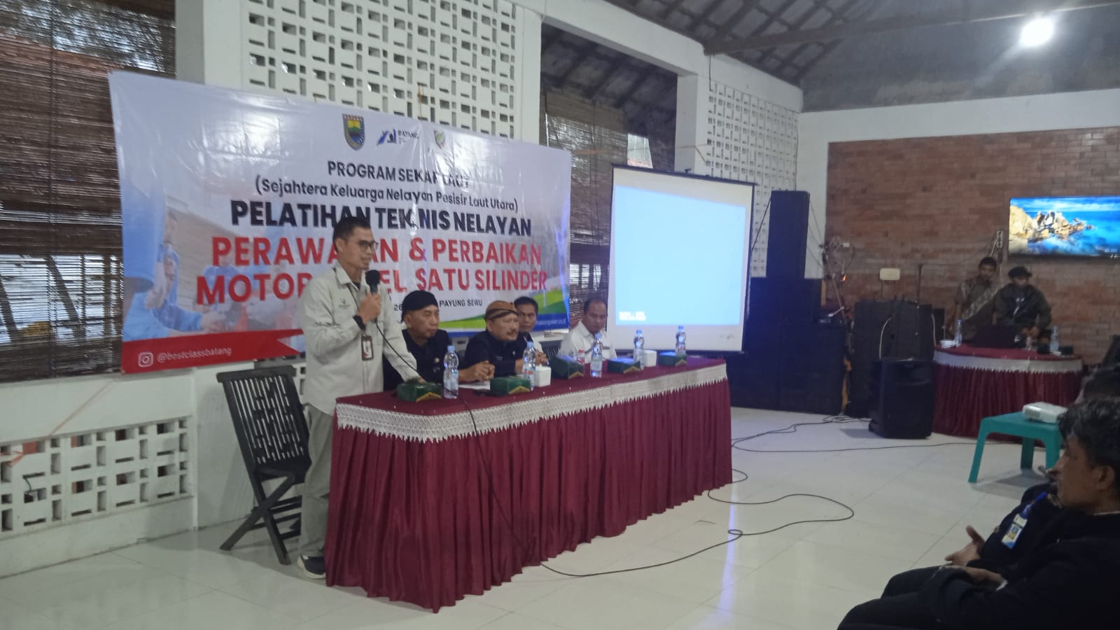 Musim Baratan, Puluhan Nelayan Batang Dilatih Perbaiki Mesin Kapal Satu Silinder