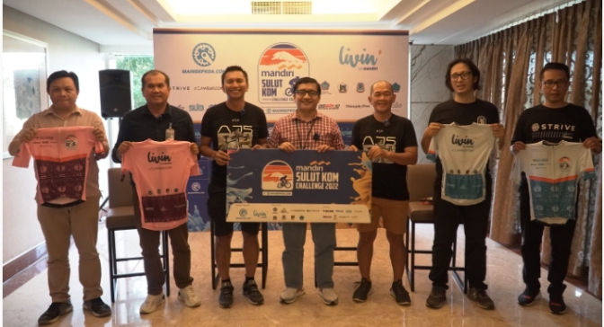 300 Cyclist Siap Taklukkan Mandiri Sulut KOM Challenge 2022 