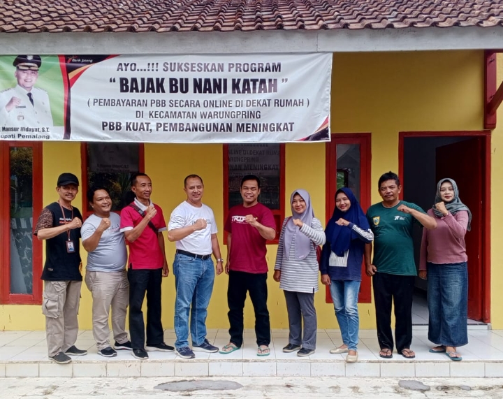 Program Bajak Bu Nani Katah Dongkrak PBB Kecamatan Warungpring Kabupaten Pemalang 