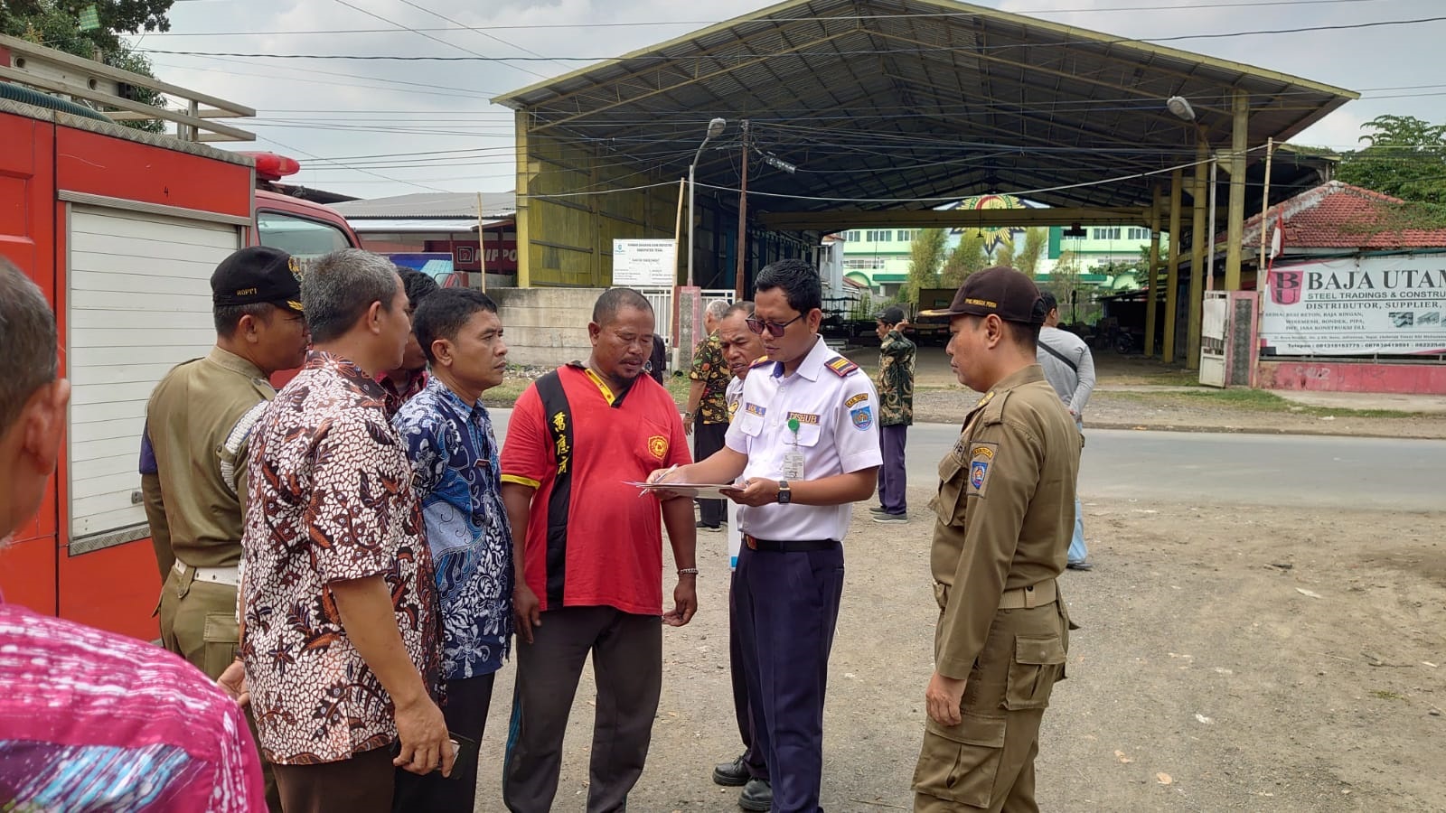 Dishub Kabupaten Tegal Tinjauan Lapangan Terminal Adiwerna