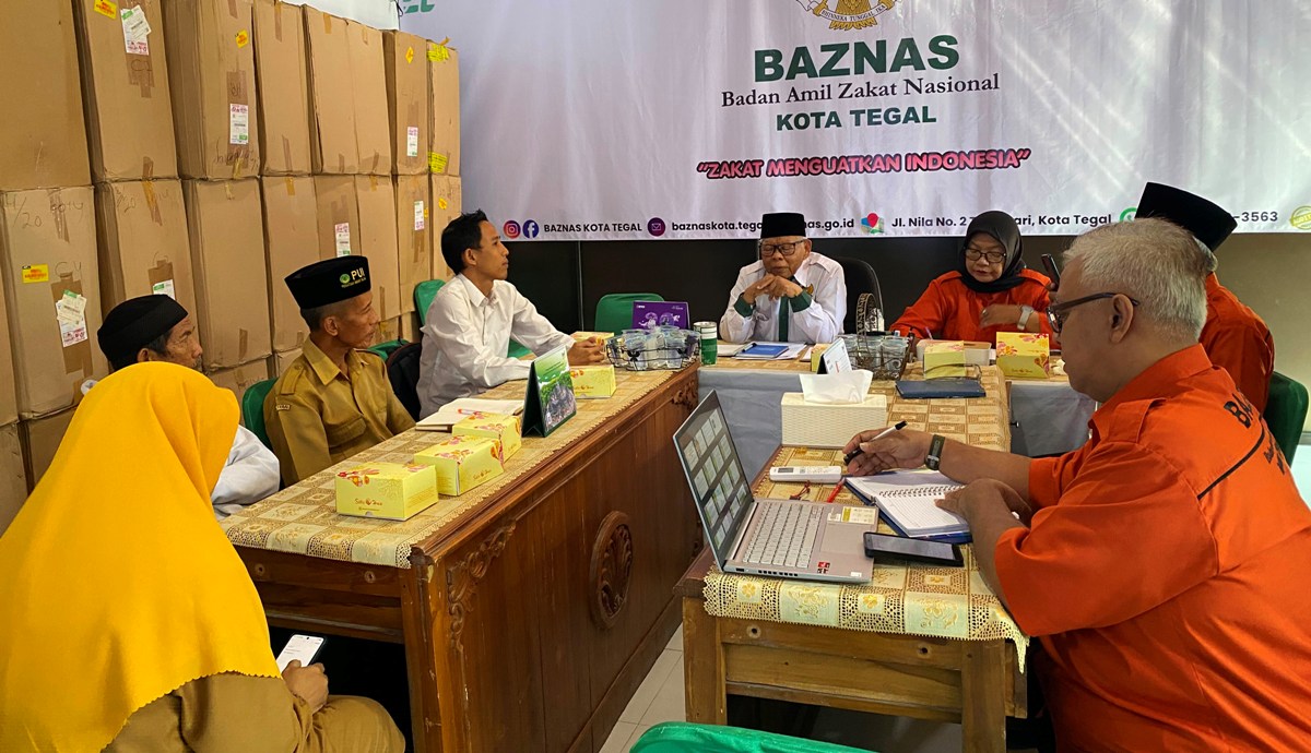 BAZNAS Kota Tegal dan DPD PUI Perkuat Sinergi Melalui Silaturahmi dan Audiensi