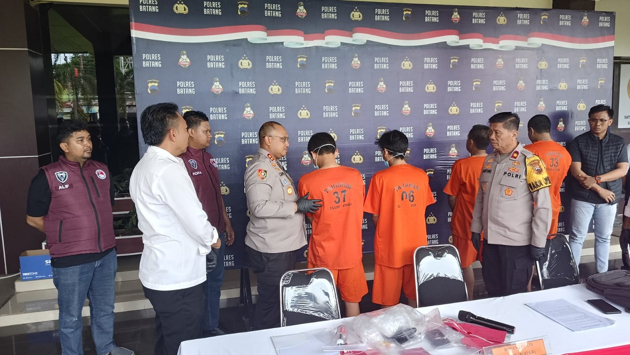 Polres Batang Gulung Dua Pengedar Sabu, Satu Pelaku di Luar Negeri