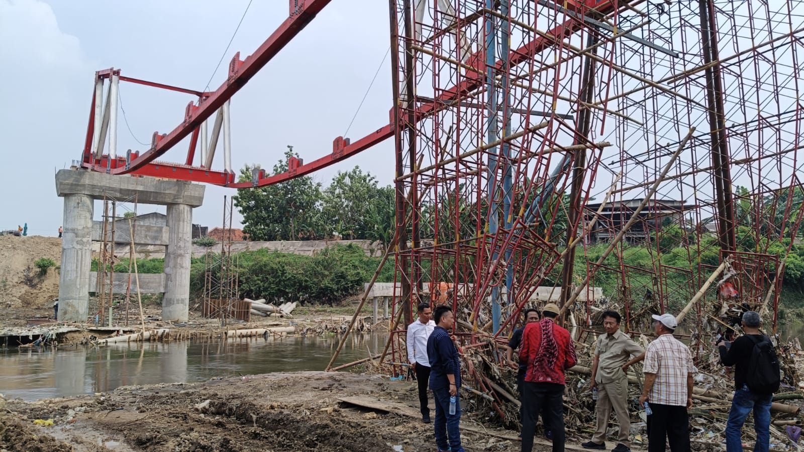 Proyek Jembatan Butuh, Dewan Temukan Teknis Pekerjaan Kurang Profesional