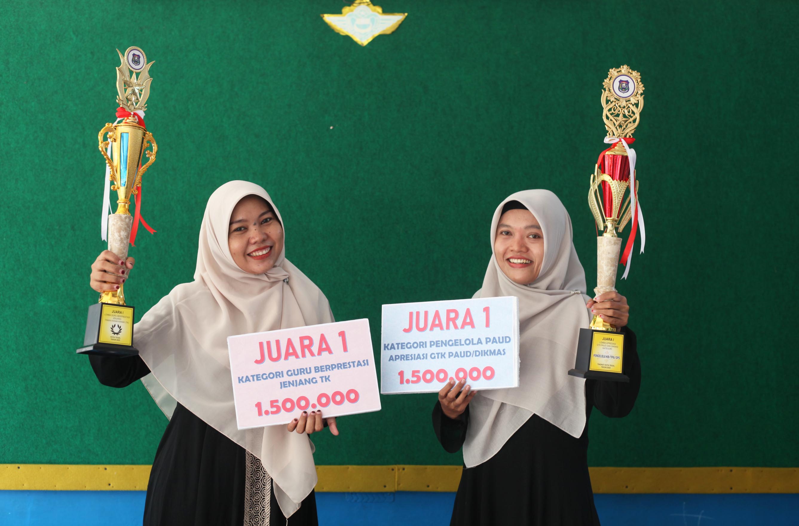‎2 Guru KB/TK Al Irsyad Tegal Raih Juara Tingkat Kota
