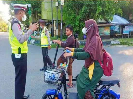 Sepeda Listrik Dilarang Beroperasi di Jalan Raya, Sat Lantas Polres Tegal Kota Bakal Lakukan Teguran 