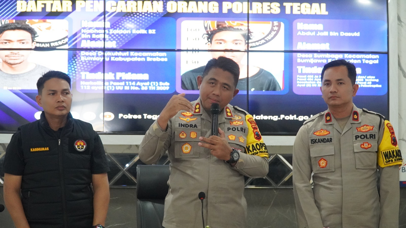 4 dari 6 Tahanan yang Kabur dari Rutan Polres Tegal Diringkus 