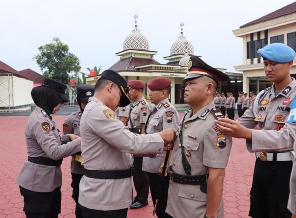 Kapolres Grobogan Pimpin Sertijab Pejabat Utama dan Kapolsek Baru, Ini Daftarnya