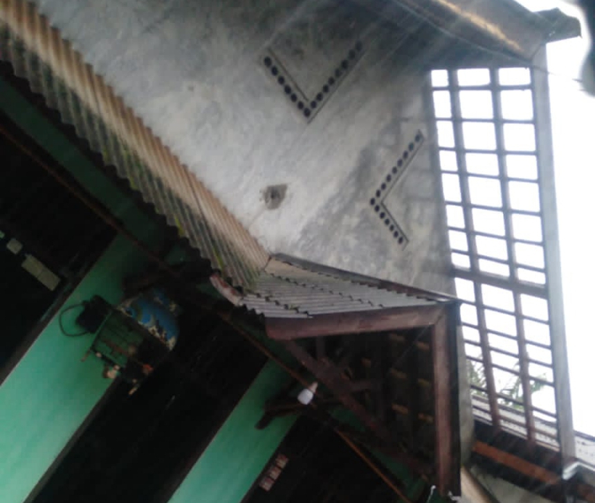Diterjang Puting Beliung, 2 Rumah di Kecamatan Bojong Kebupaten Tegal Rusak Parah 