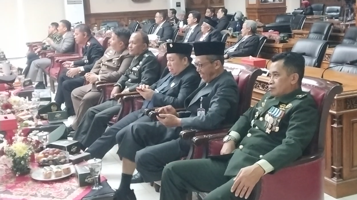 Presiden Prabowo Subianto Pidato Kenegaraan, Robby Absen di Sidang Paripurna DPRD Salatiga