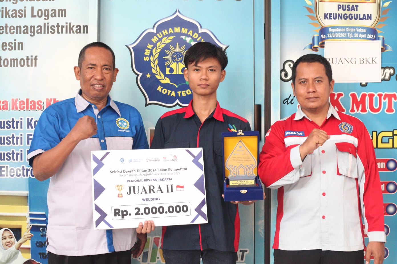 Siswa SMK Muhammadiyah 1 Kota Tegal Tembus Seleksi Nasional WorldSkills ASEAN Competition