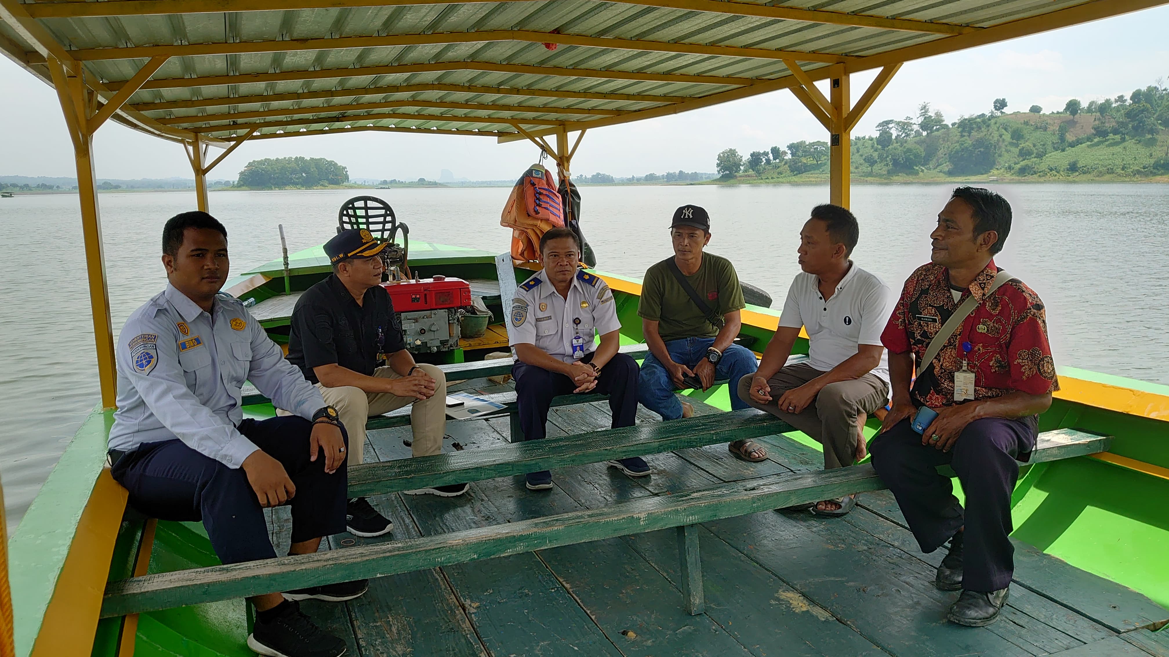 Dishub  Kabupaten Tegal Sidak Keselamatan Pelayaran Sungai dan Danau