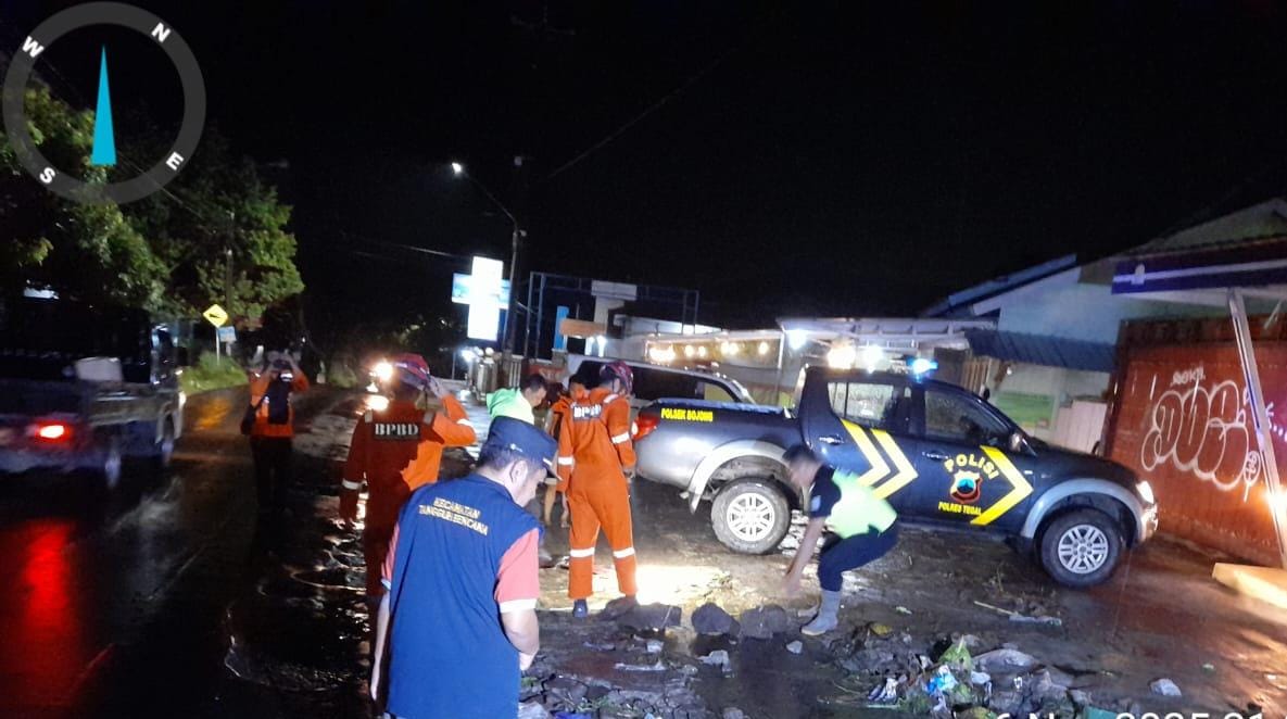 BPBD Kabupaten Tegal Assesmen Longsor di 2 Lokasi 