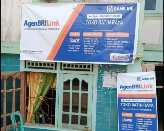 Bantu Pencairan dan PKH, Brilink Bating Raya Talang Pangeran Layani Pencairan Jemput Bola