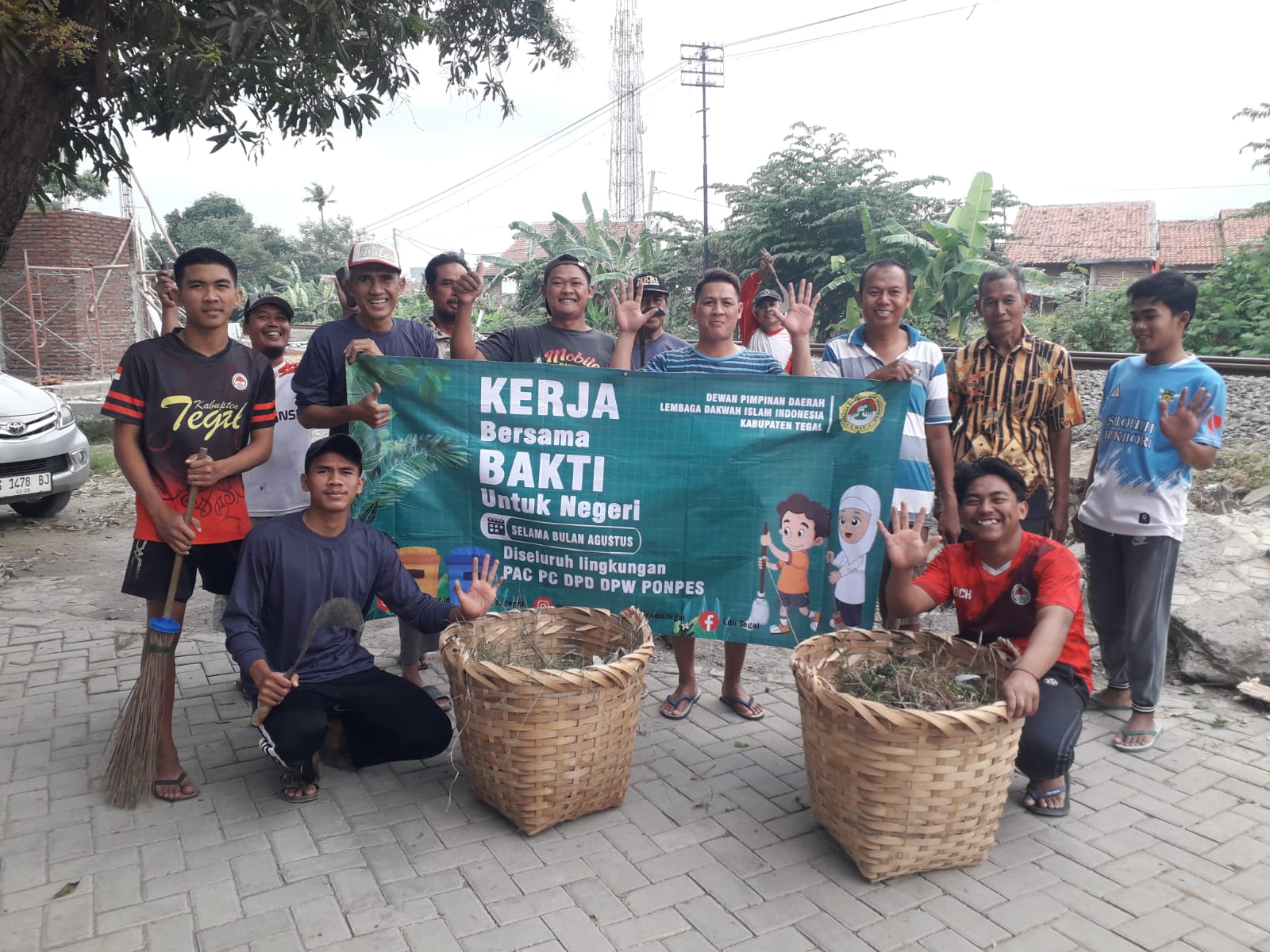 LDII Adakan Kerja Bakti Nasional Sambut HUT RI 