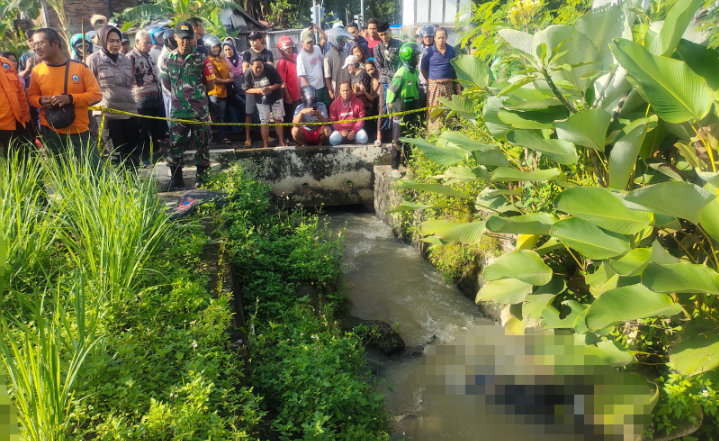 Pria Paruh Baya Meninggal di Parit Gegerkan Pasar Lanang Ambarawa