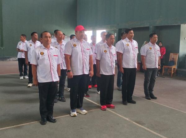Pengurus Pelti Grobogan Yang Baru Dilantik, Siap Hasilkan Atlet Berprestasi
