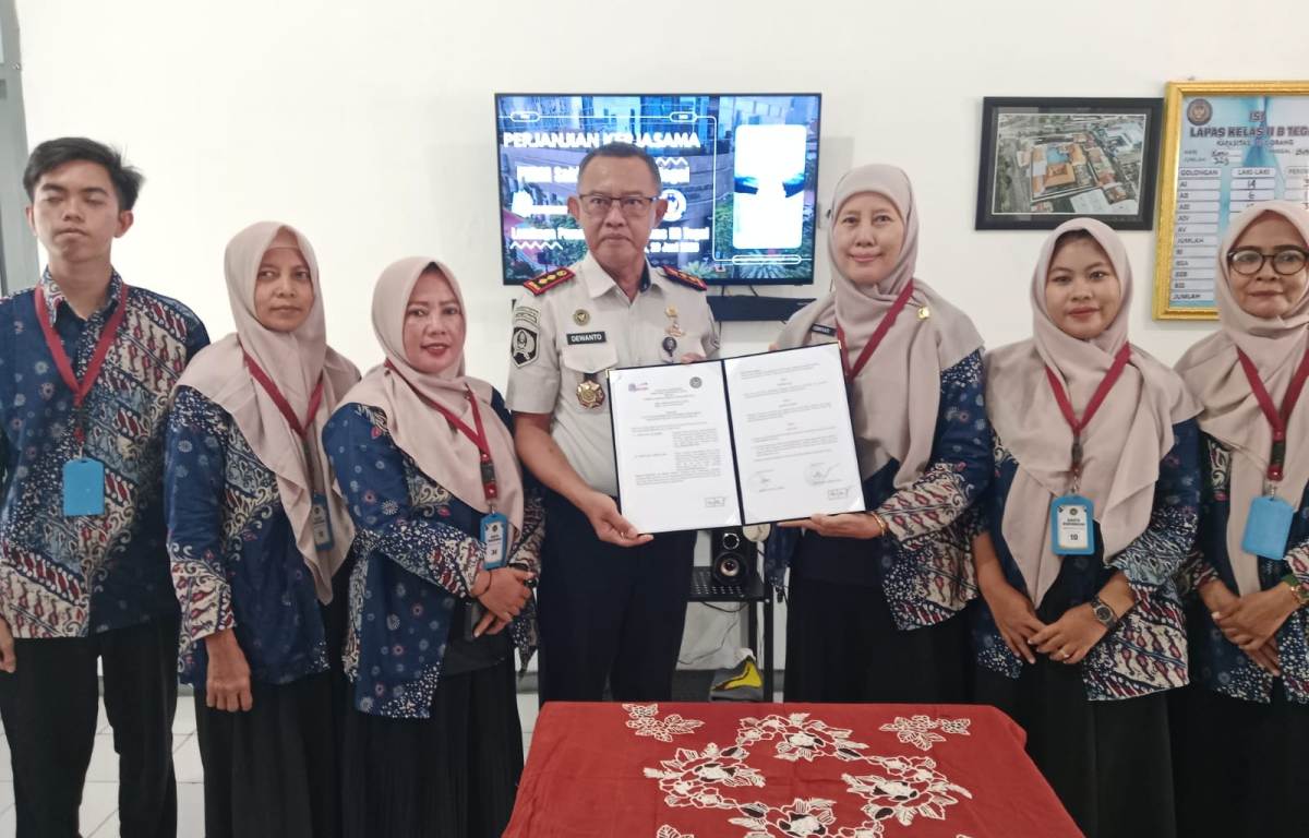MoU PKBM Sakila Kerti dengan Lapas Kelas IIB Tegal Diteken, Perkuat Program Pendidikan Warga Binaan