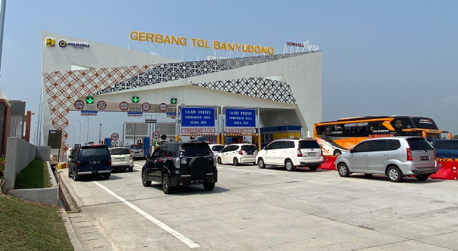 Akses Masuk Jalan Tol Jogja-Solo dari Jalan Nasional Melalui GT Banyudono