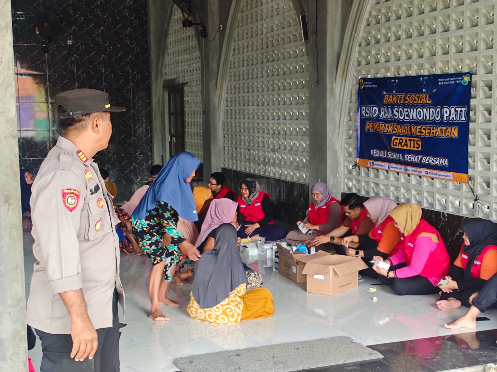 Korban Banjir Pegunungan Kendeng Disasar Layanan Kesehatan RSUD Soewondo Pati 