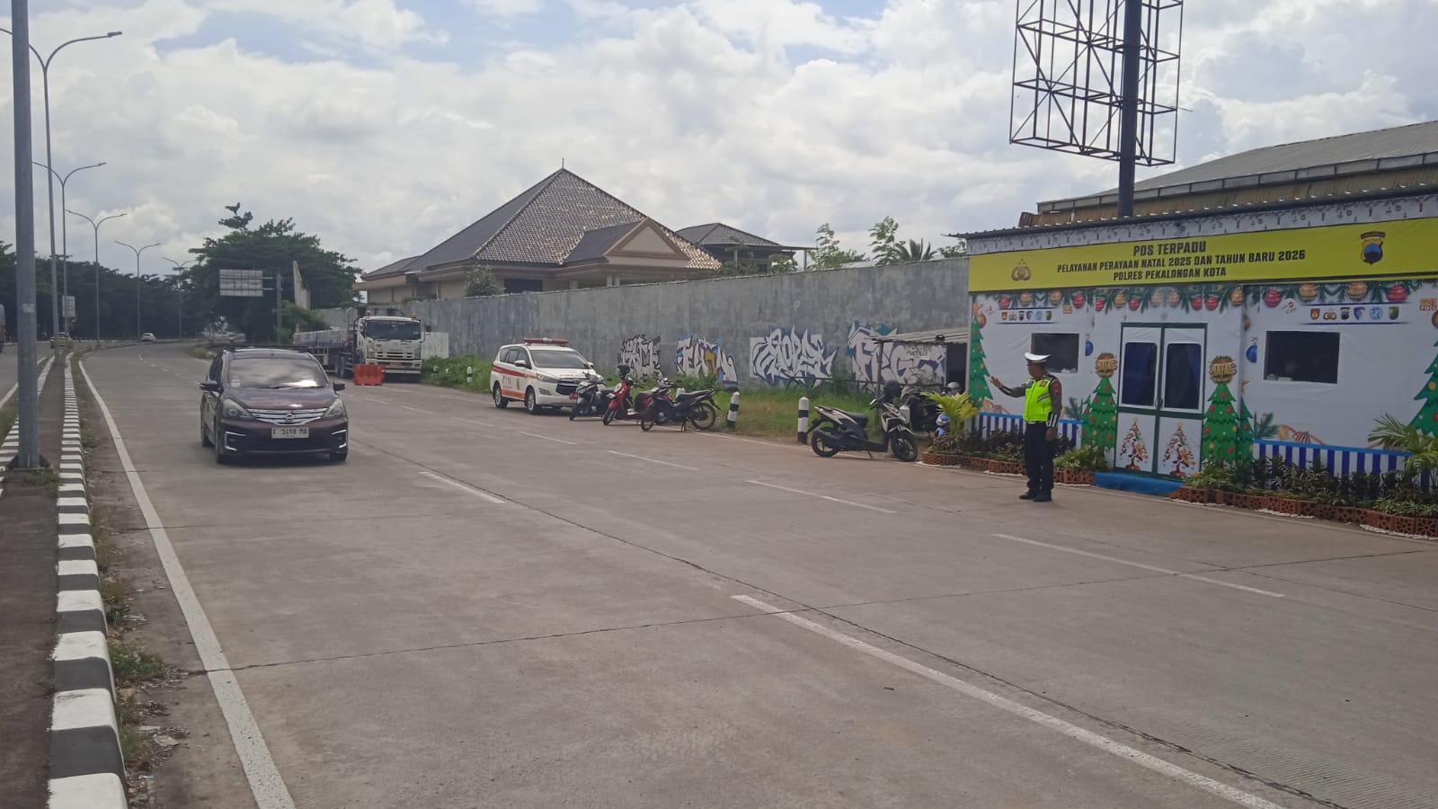 Libur Nataru 2025, Arus Lalu Lintas Kota Pekalongan Masih Landai