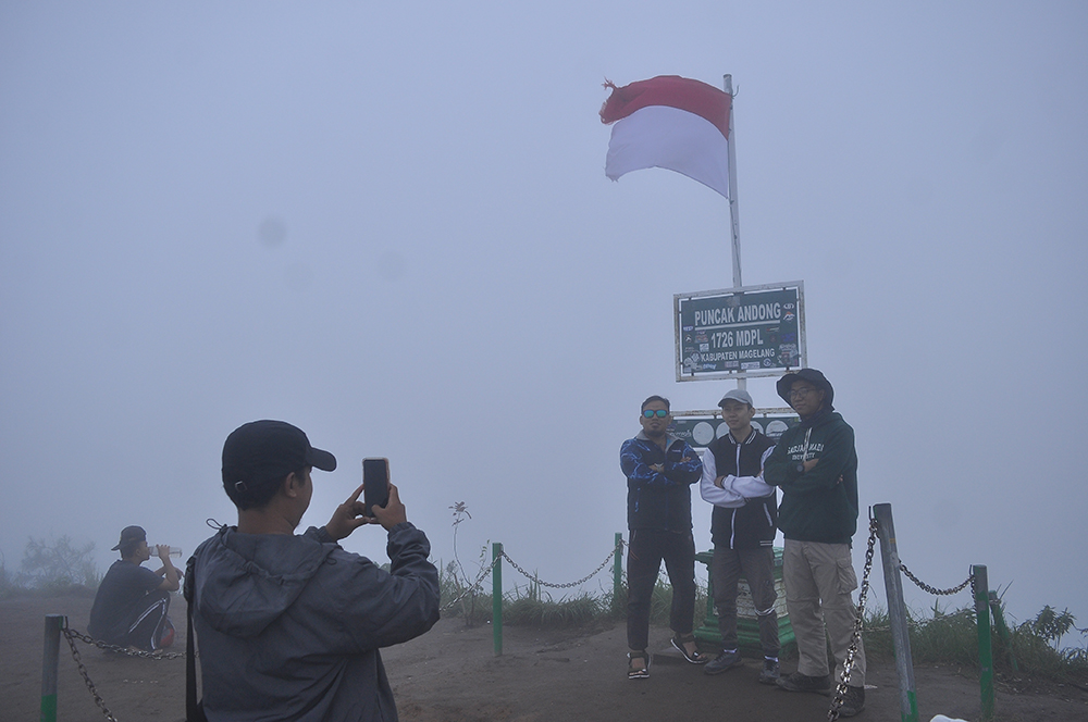 Cocok Buat Pendaki Pemula, Pengunjung Gunung Andong Menurun pada Perayaan Tahun Baru