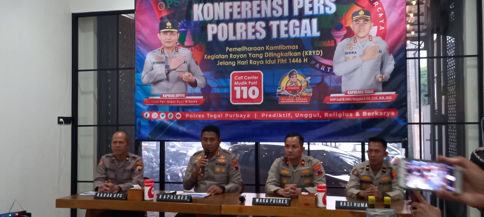 Polres Tegal Berkomitmen Ciptakan Iklim Kondusif Selama Ramadan hingga Lebaran