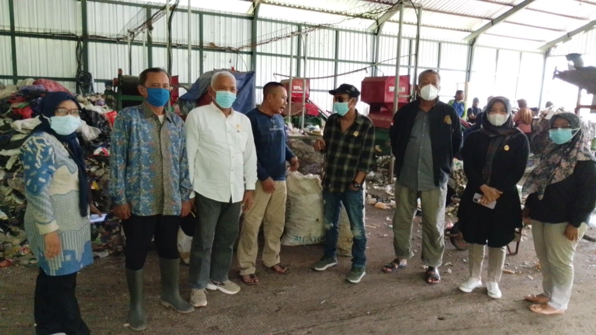 Komisi A DPRD Kabupaten Pemalang Kunjungan Kerja Monitoring Tempat Pengolahan Sampah 