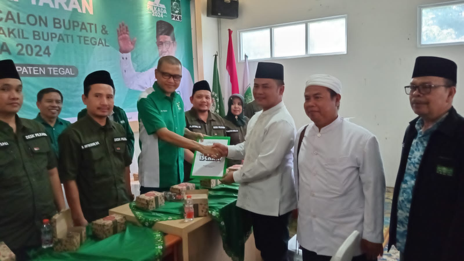 Daftar sebagai Bacabup Tegal di PKB, H Ischak Sampaikan Visi dan Misi