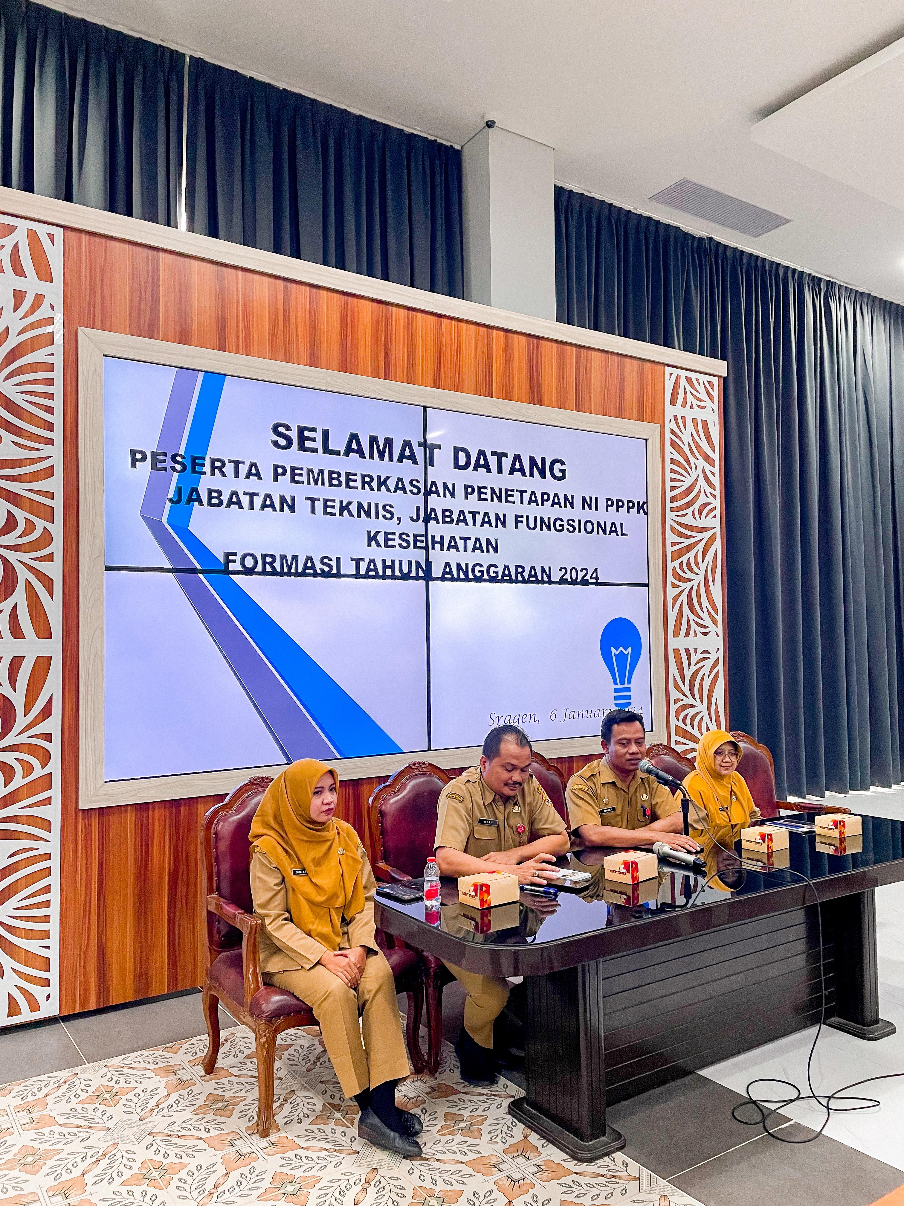 468 Pelamar Lolos P3K Sragen, Tahap Pemberkasan Sedang Berlangsung