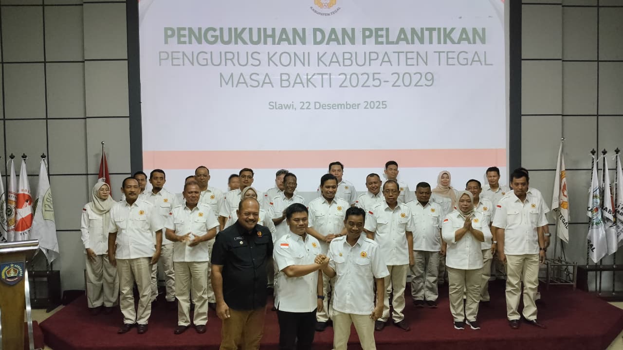 KONI Tegal Ganti Nahkoda, Target Prestasi Digeber! Bambang Asmoyo Siap Bangkitkan Olahraga Daerah