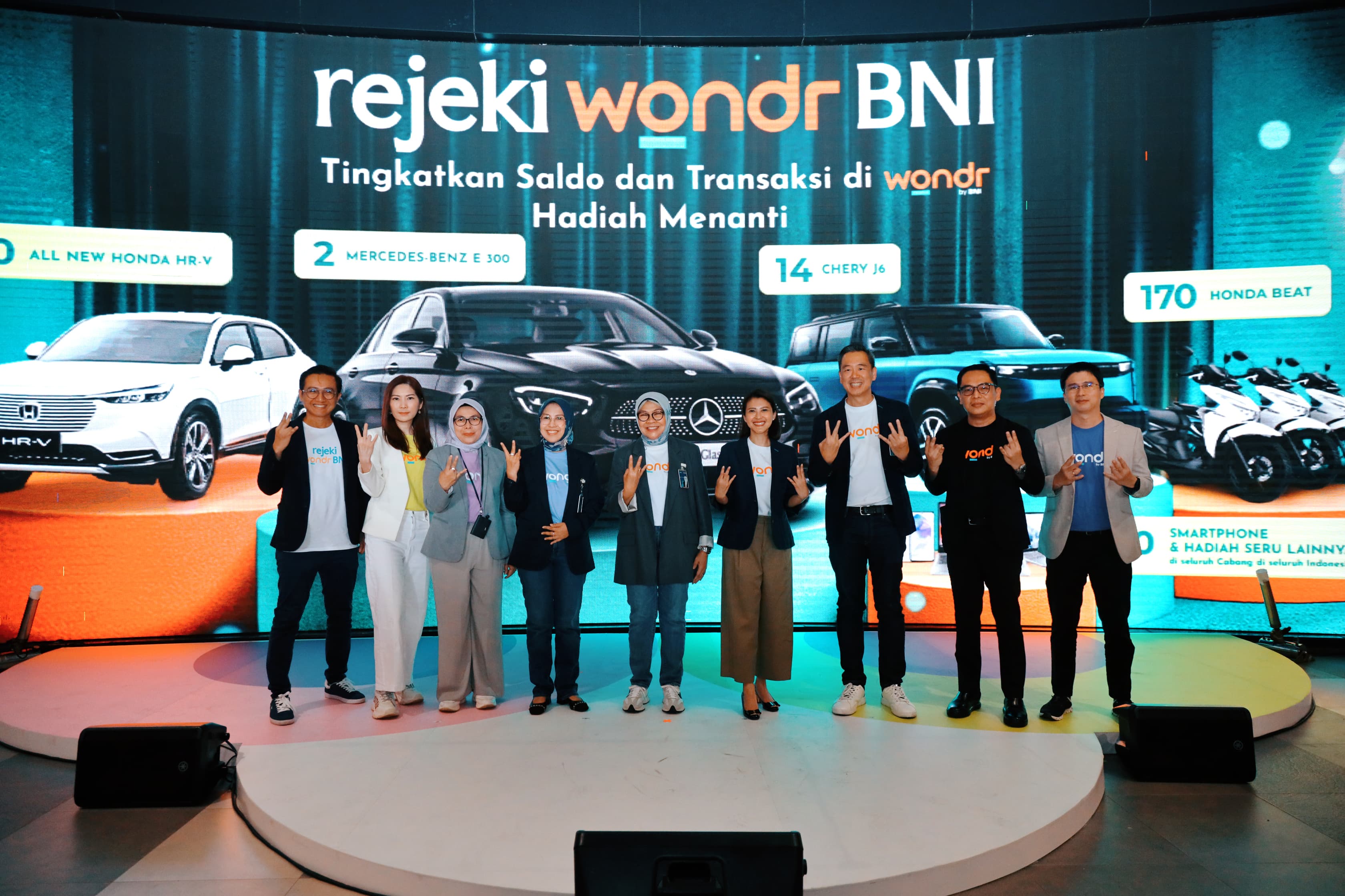 Rejeki wondr BNI Bagikan Chery J6 hingga Mercedes Benz