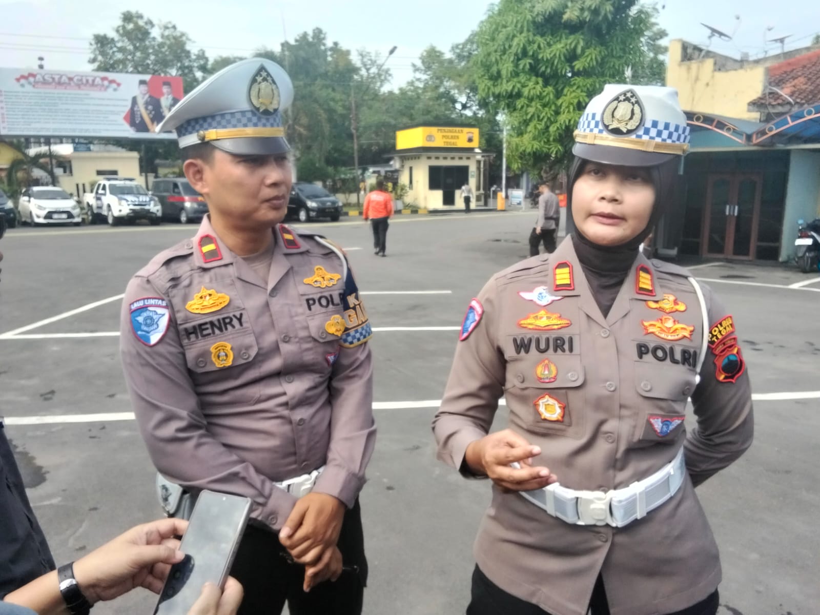 Laka Lantas, Nyawa Siswa SMKN 1 Adiwerna Kabupaten Tegal Tak  Terselamatkan 