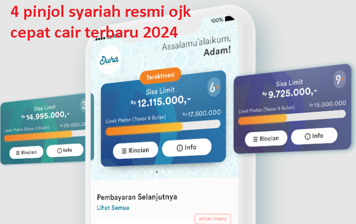 Daftar 4 Pinjol Syariah Resmi OJK Cepat Cair dan Tanpa Riba 2024