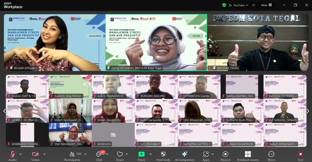 Angkat Tema Manajemen Stres, TOKS BKPSDM Banjir Peminat ASN