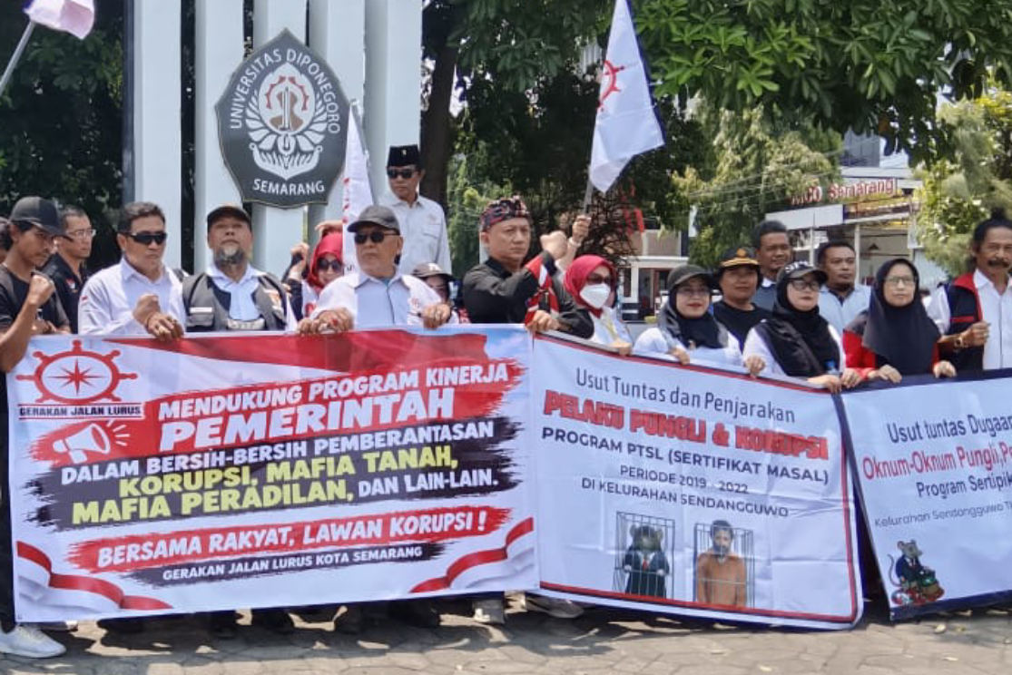 GJL Tuntut Polda Jateng,  Berantas Mafia Tanah hingga Oknum Aparat yang Bermain Kasus