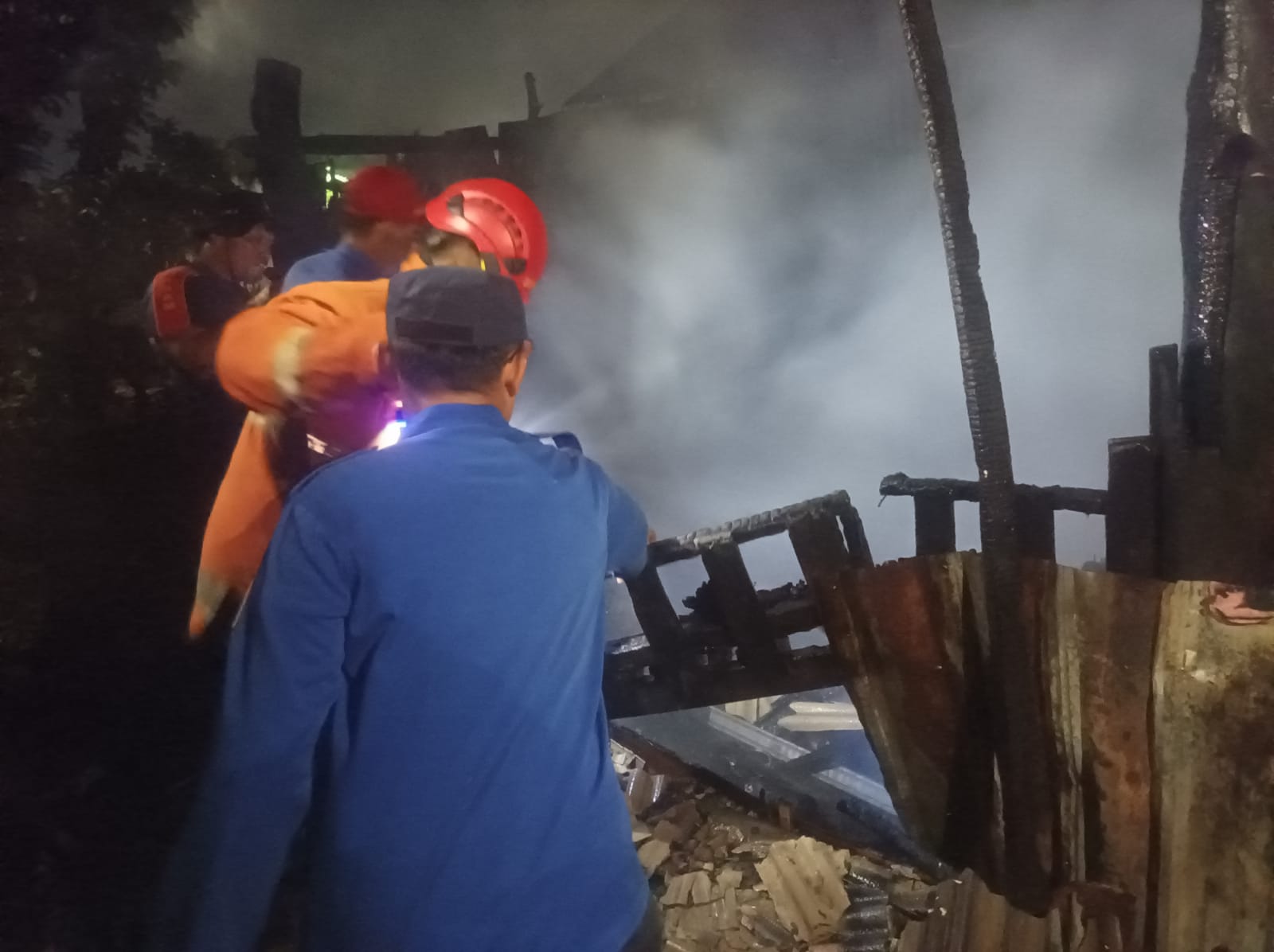 Akibat Bonggol Jagung Dibakar, Penggilingan Kelapa di Tarub Ludes Dilalap Api