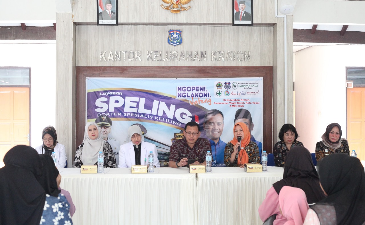Seratusan Warga Kelurahan Kraton Kota Tegal Dilayani Dokter Spesialis Keliling