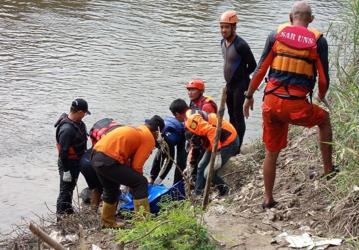 Jasad Pria Hilang di Jembatan Jurug Ditemukan 700 Meter dari Lokasi Kejadian