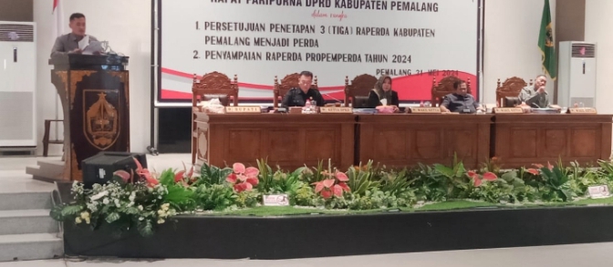 DPRD Kabupaten Pemalang Dapat Apresiasi dari Bupati 