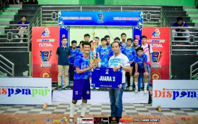 Tim Futsal SMA Negeri 2 Slawi Juara Futsal