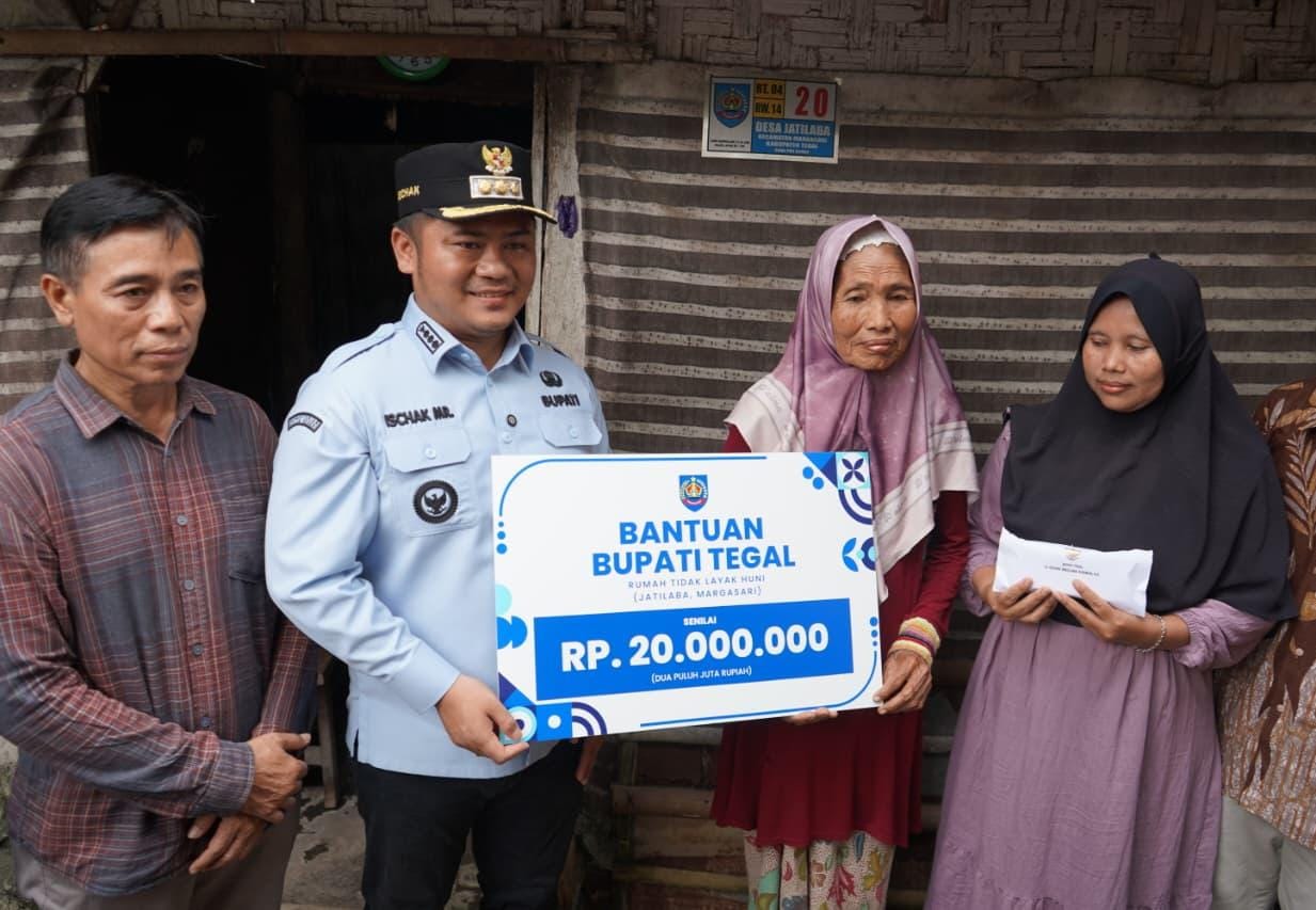 Tilik Desa Berbuah Harapan, Dua Rumah RTLH di Jatilaba Tegal Akhirnya Tersentuh Bantuan