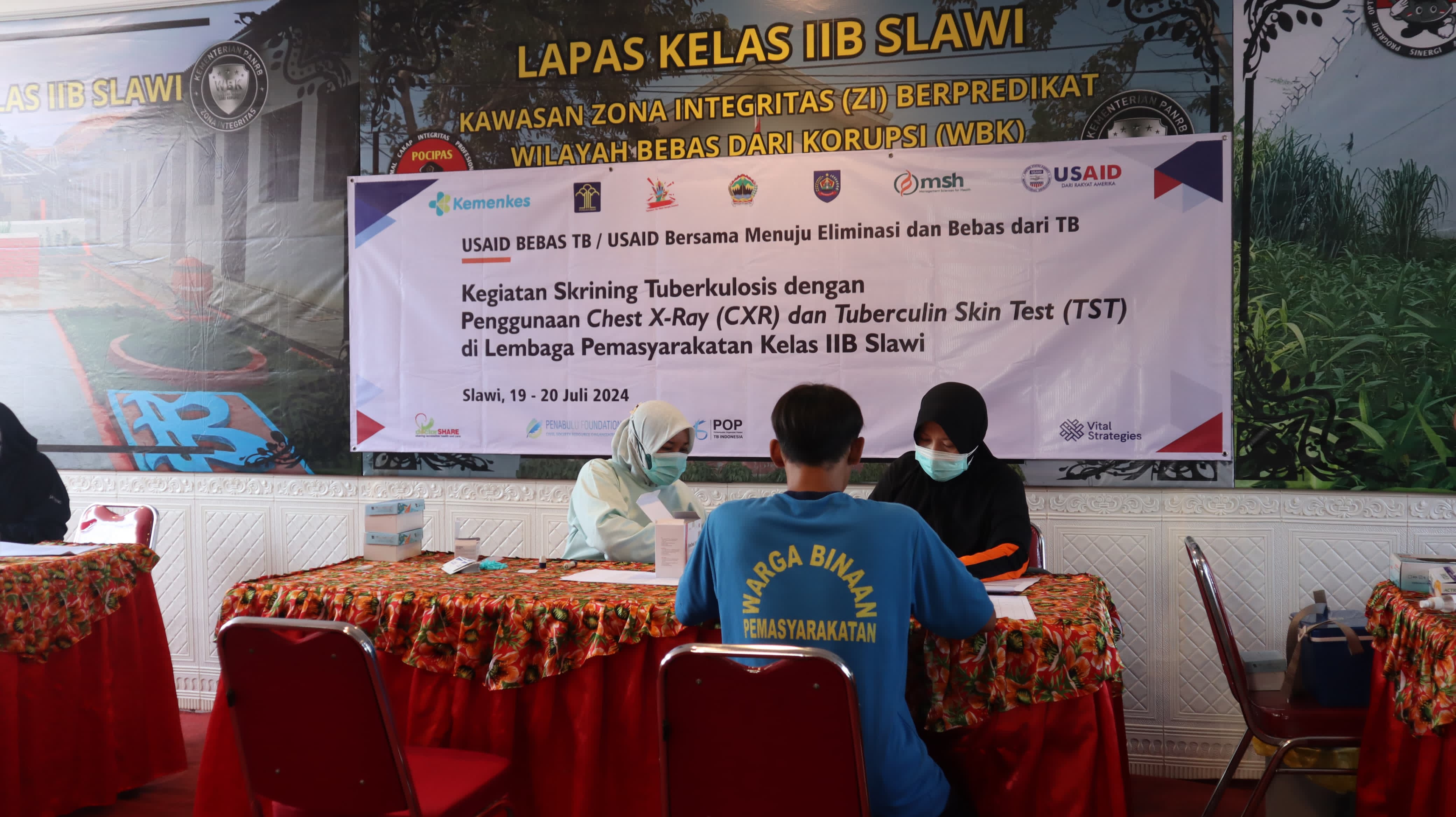 Dinkes Kabupaten Tegal Deteksi Dini TBC di Lapas, 100 Warga Binaan Diskrining