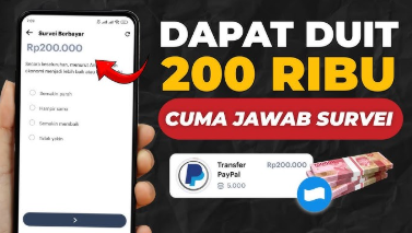 Begini Cara Mendapatkan Nayaran 200 Ribu dari Survei Online Setiap Hari