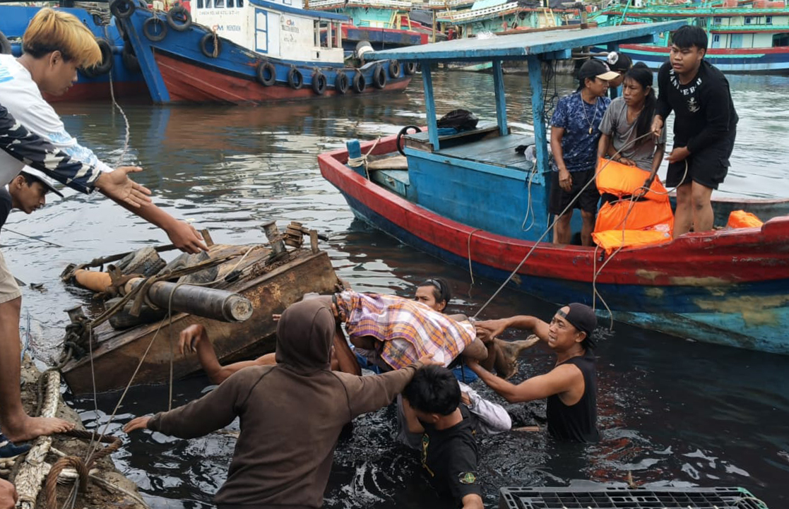 Korban Kapal Tenggelam di Perairan Tegal Ditemukan Meninggal Dunia