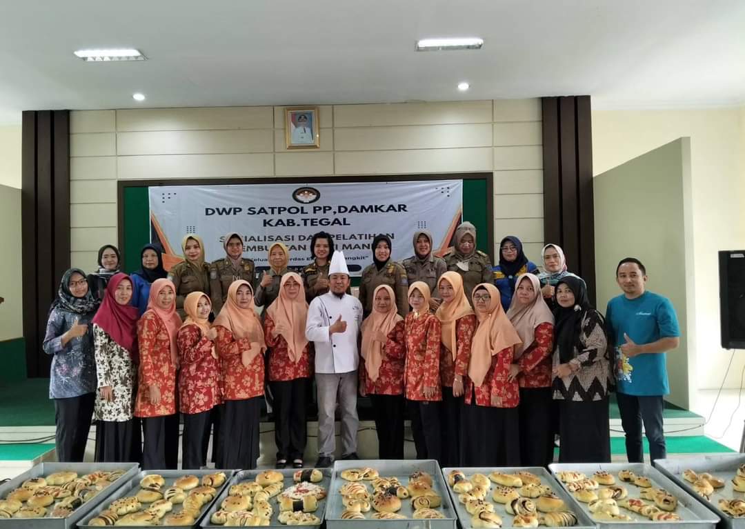 DWP Pol PP Kabupaten Tegal Adakan Pelatihan Pembuatan Roti