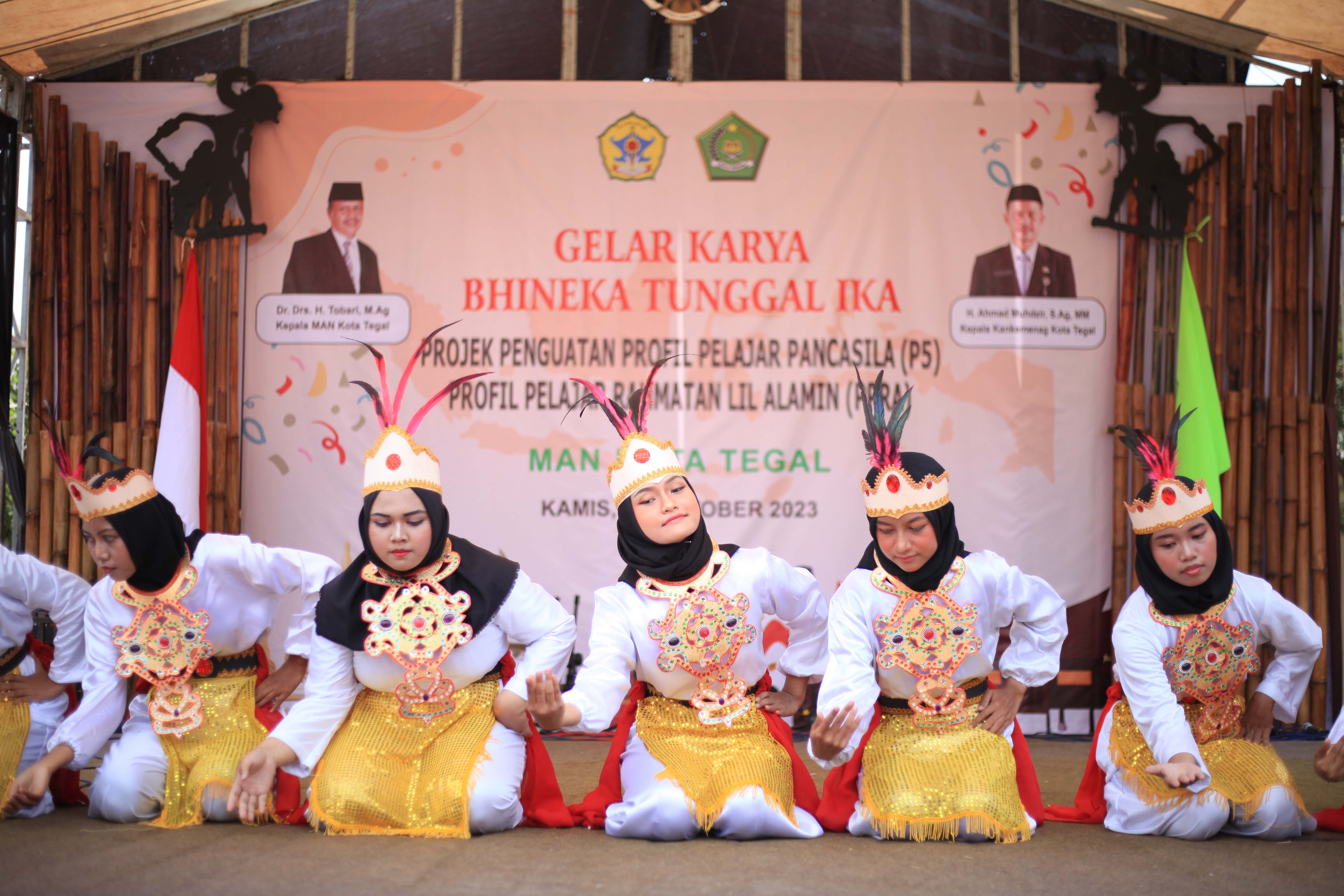 Gelar Karya Bhineka Tunggal Ika MAN Kota Tegal Meriah