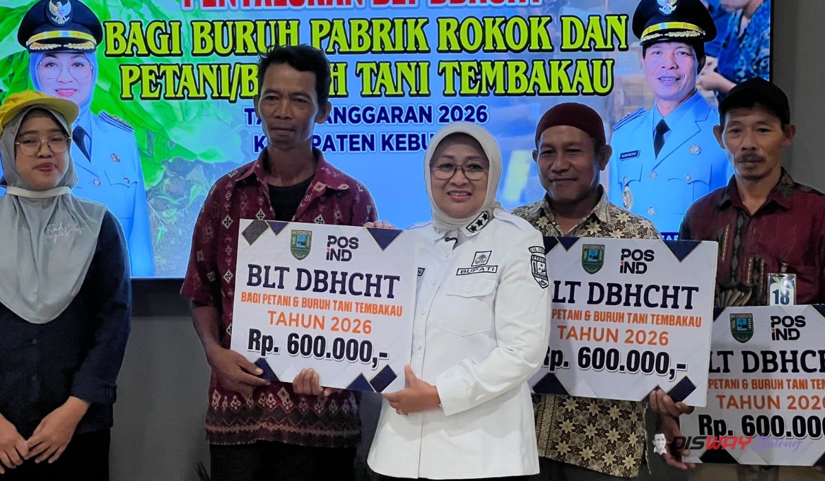 4.546 Warga Kebumen Terima BLT DBHCHT, Masing-Masing Dapat Rp600 Ribu